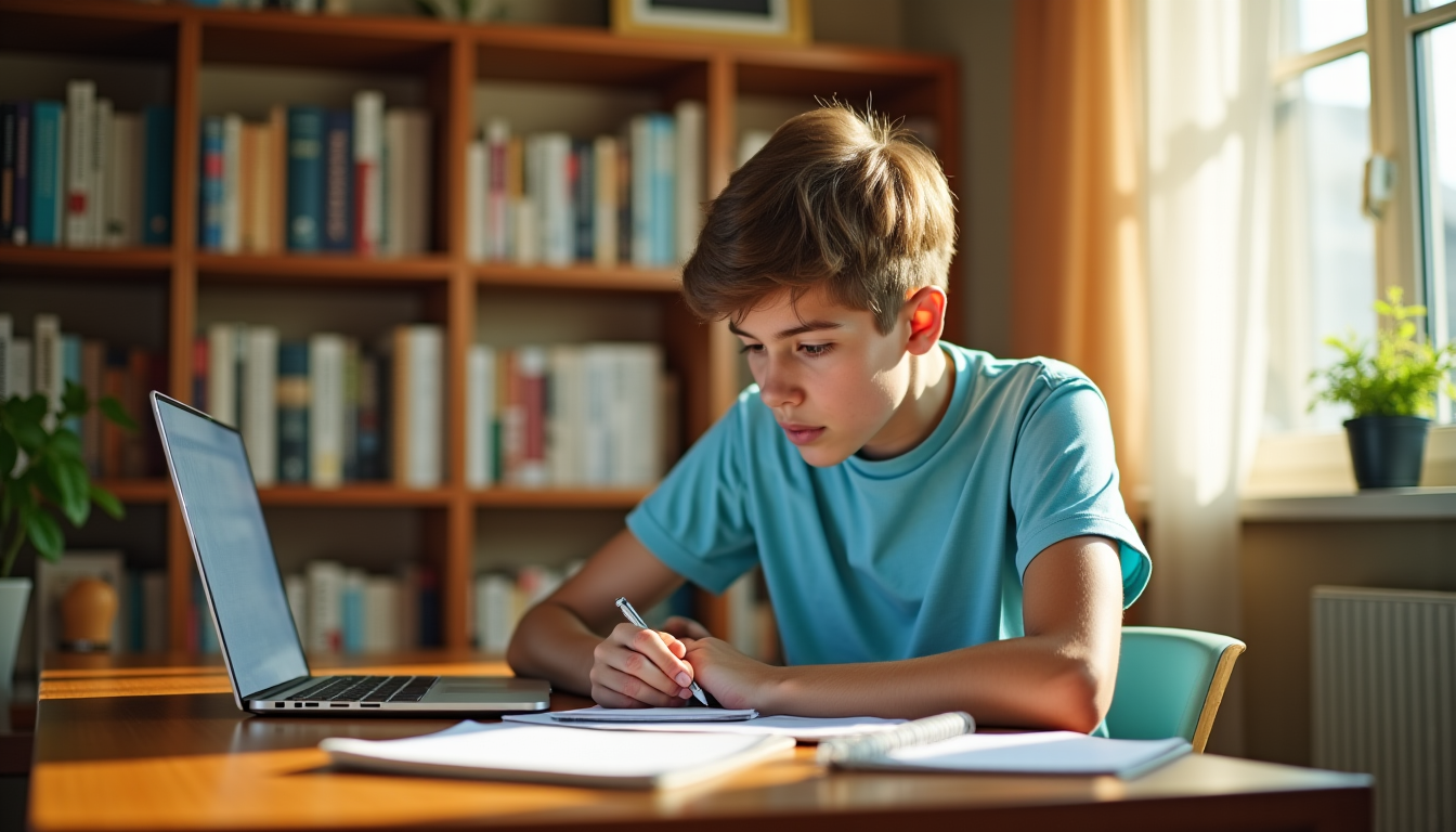 Réussir son année scolaire : L'impact du soutien à domicile sur les résultats